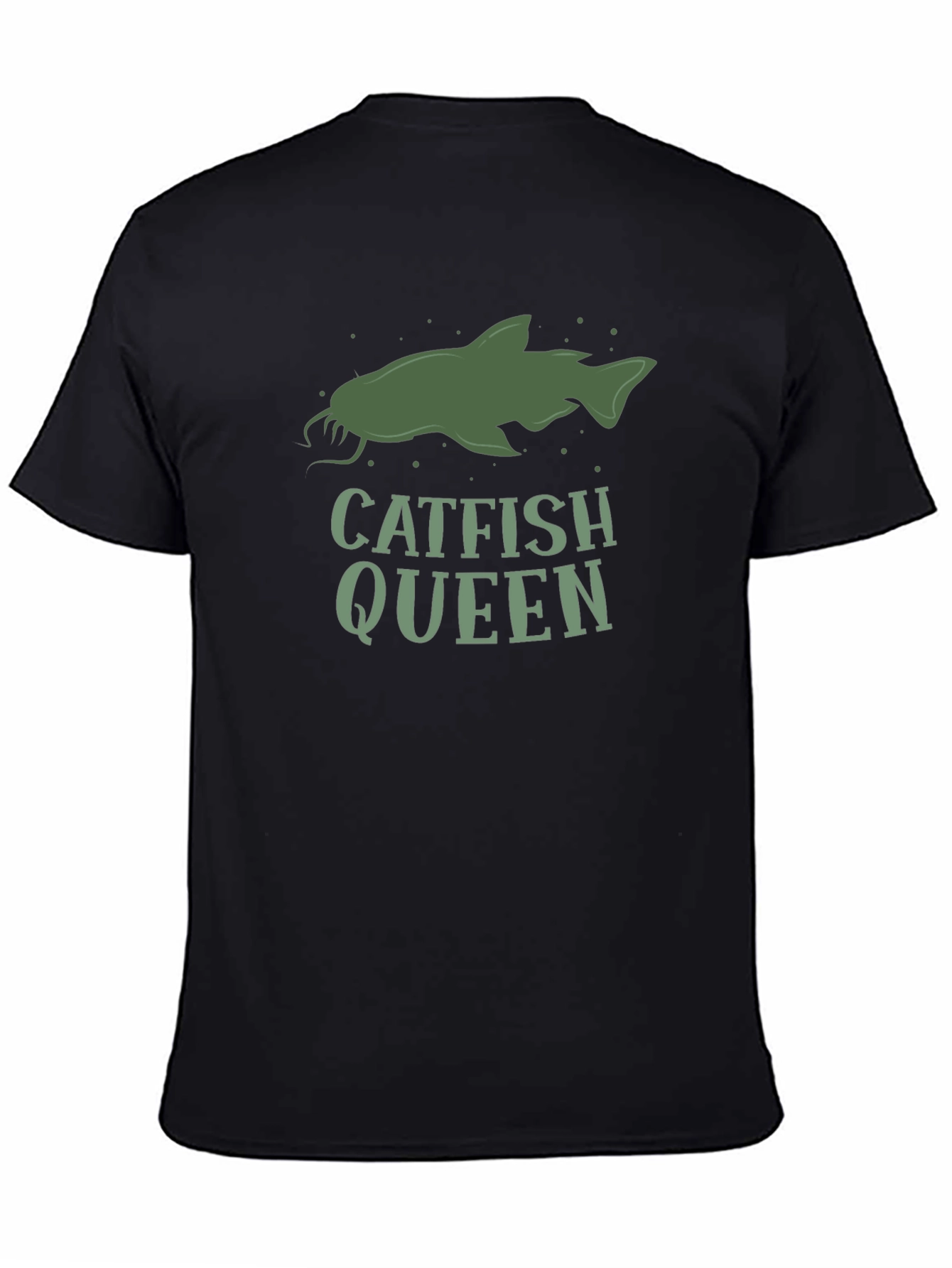 Catfish Queen Graphic Tee - Fishing Lover Shirt