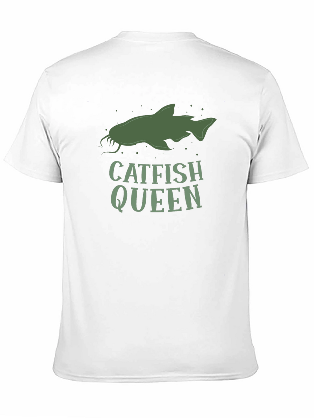 Catfish Queen Graphic Tee - Fishing Lover Shirt