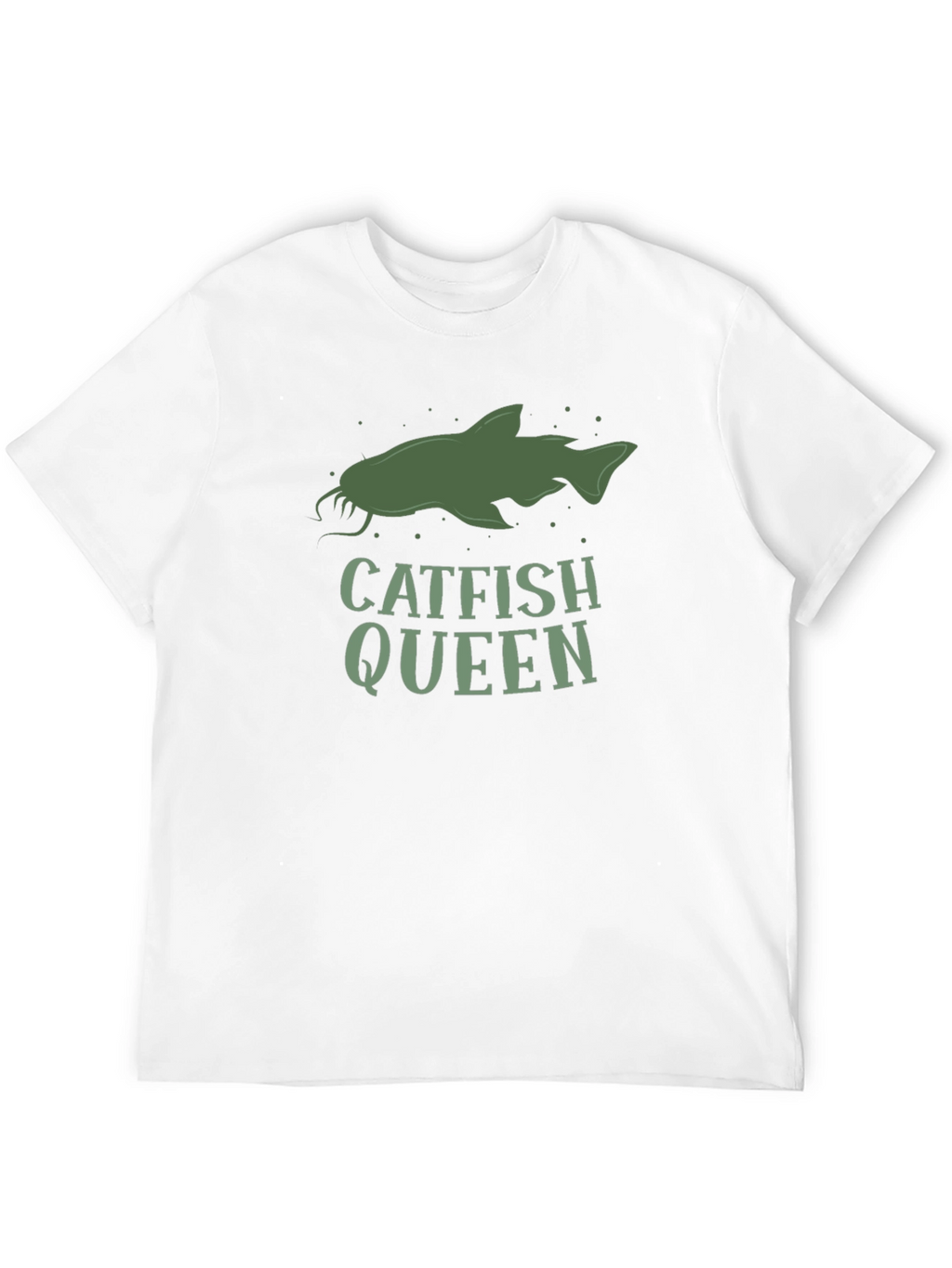 Catfish Queen Graphic Tee - Fishing Lover Shirt