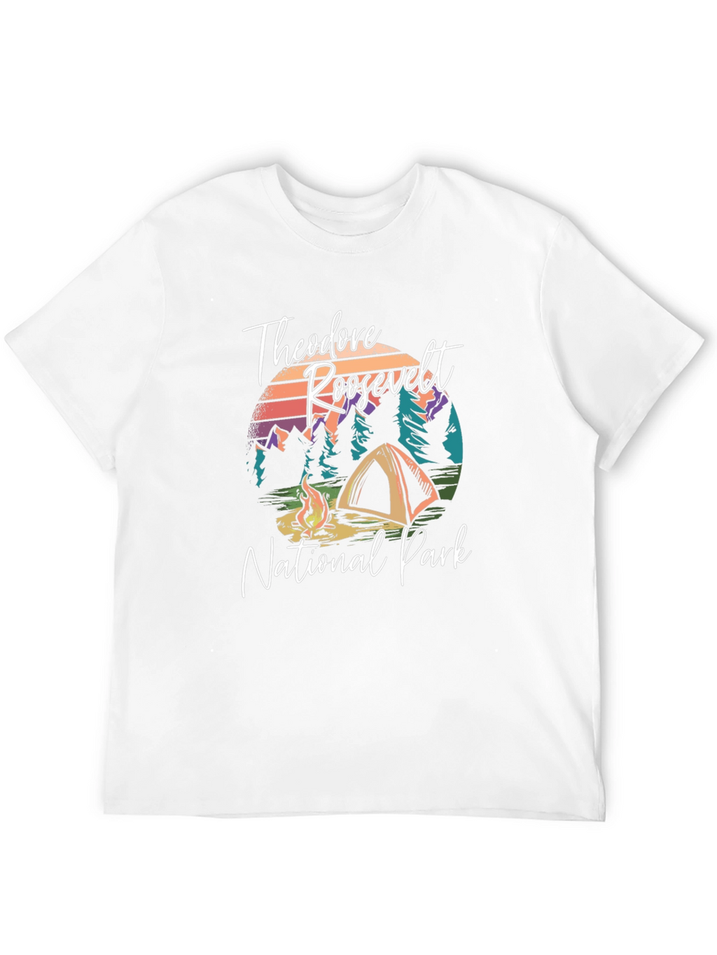 Theodore Roosevelt National Park Camping T-Shirt