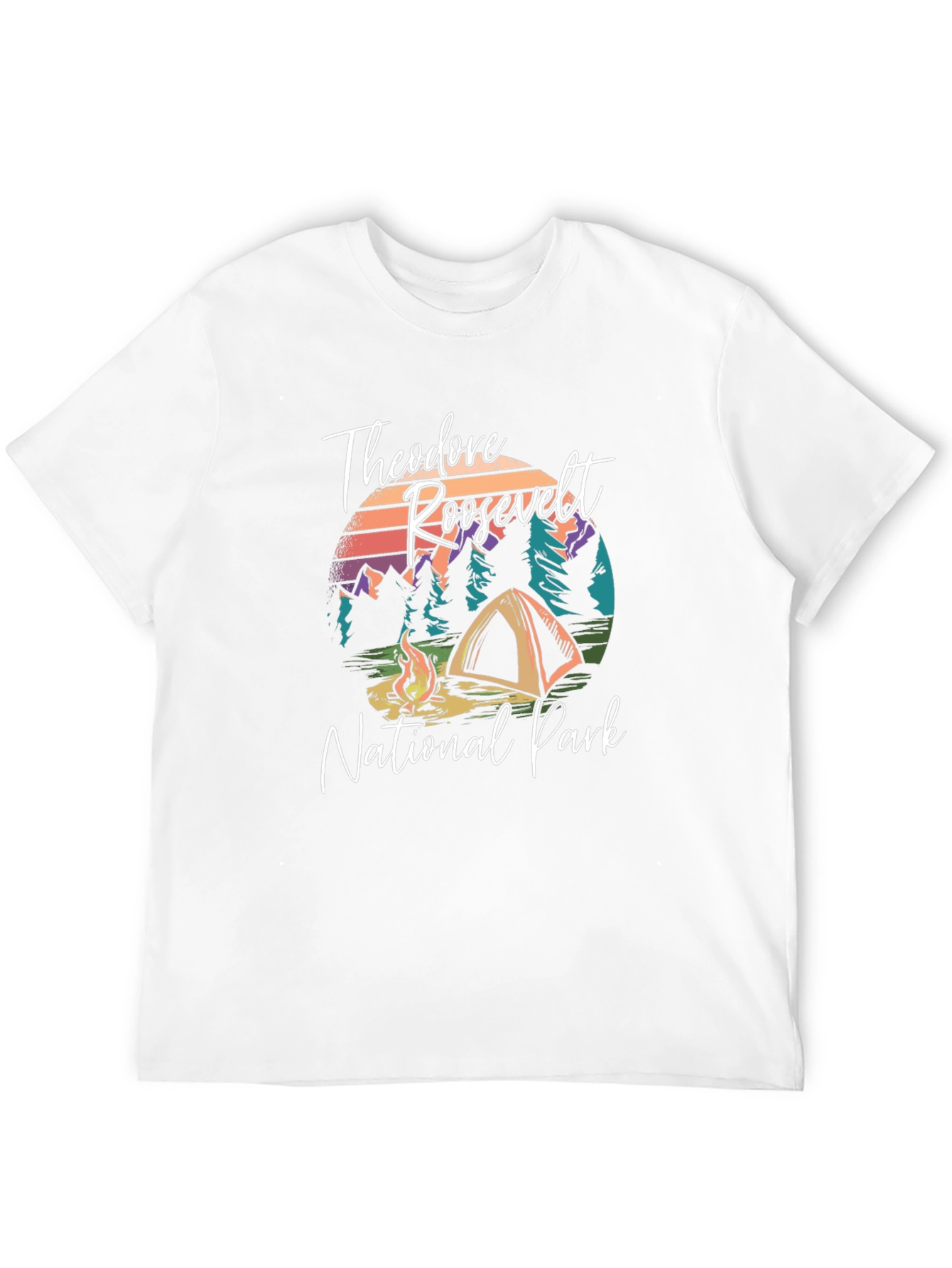 Theodore Roosevelt National Park Camping T-Shirt