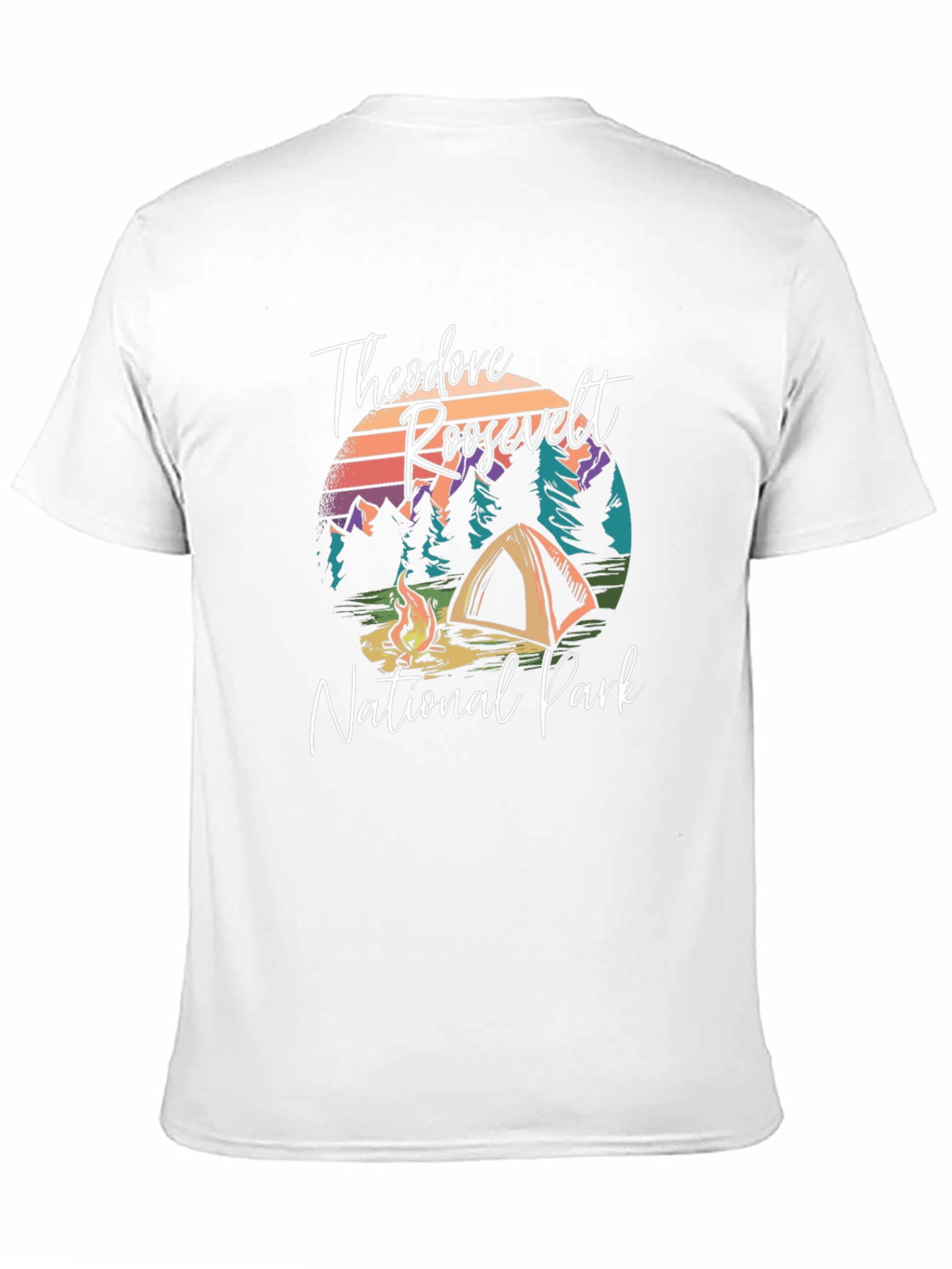Theodore Roosevelt National Park Camping T-Shirt