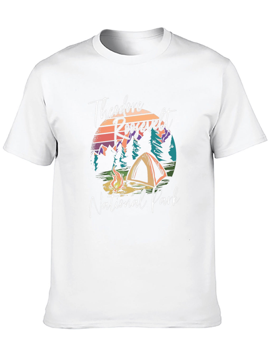 Theodore Roosevelt National Park Camping T-Shirt