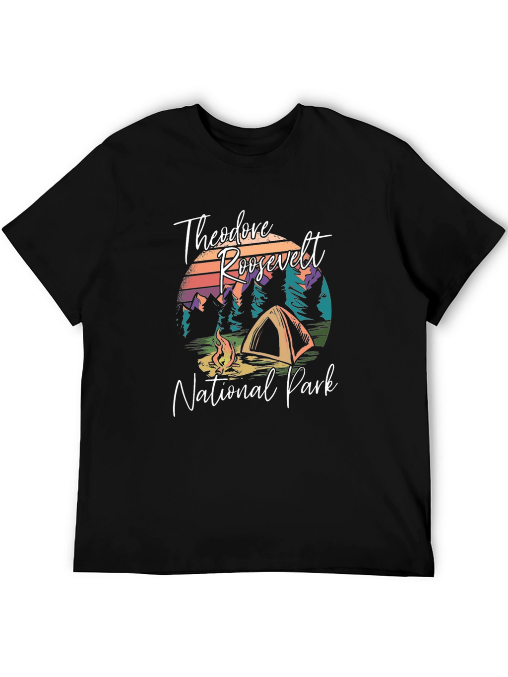 Theodore Roosevelt National Park Camping T-Shirt