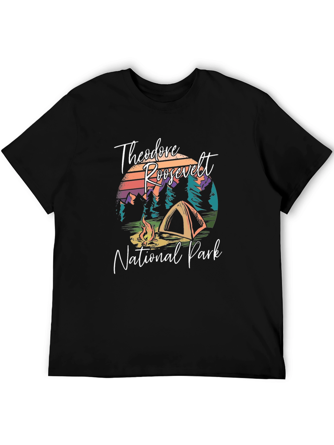 Theodore Roosevelt National Park Camping T-Shirt