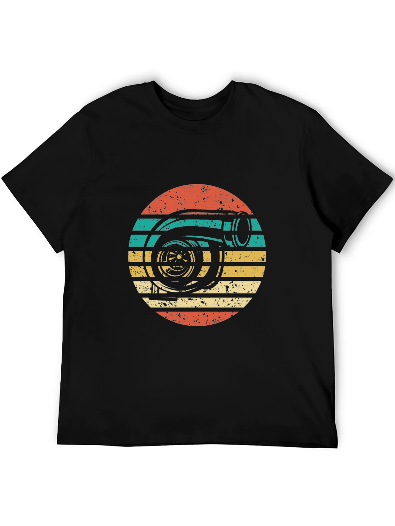 Retro Turbo Graphic T-Shirt - Vintage Style Car Enthusiast Tee