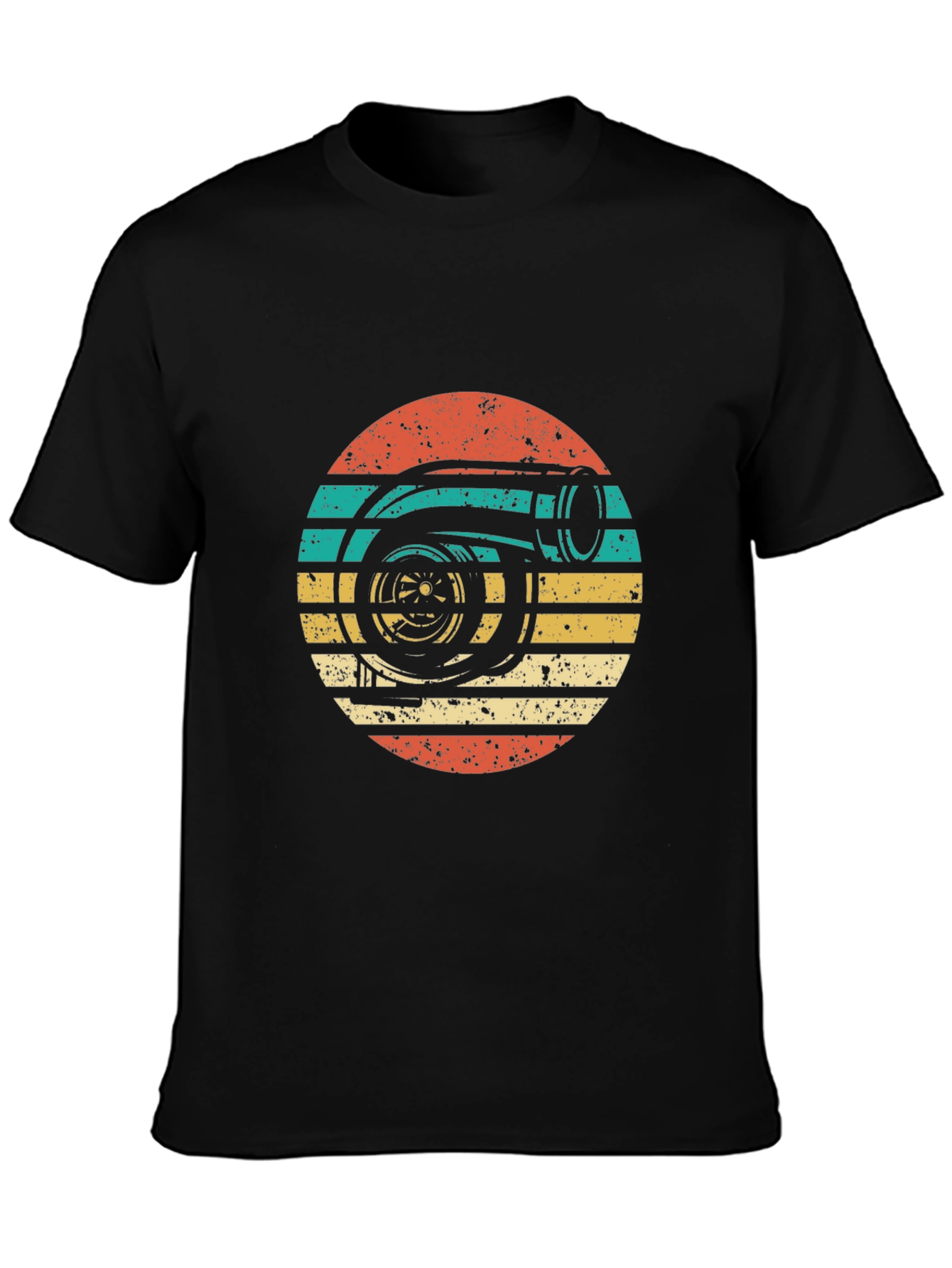 Retro Turbo Graphic T-Shirt - Vintage Style Car Enthusiast Tee