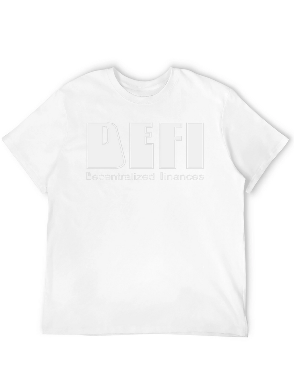 DeFi Decentralized Finances Black T-Shirt