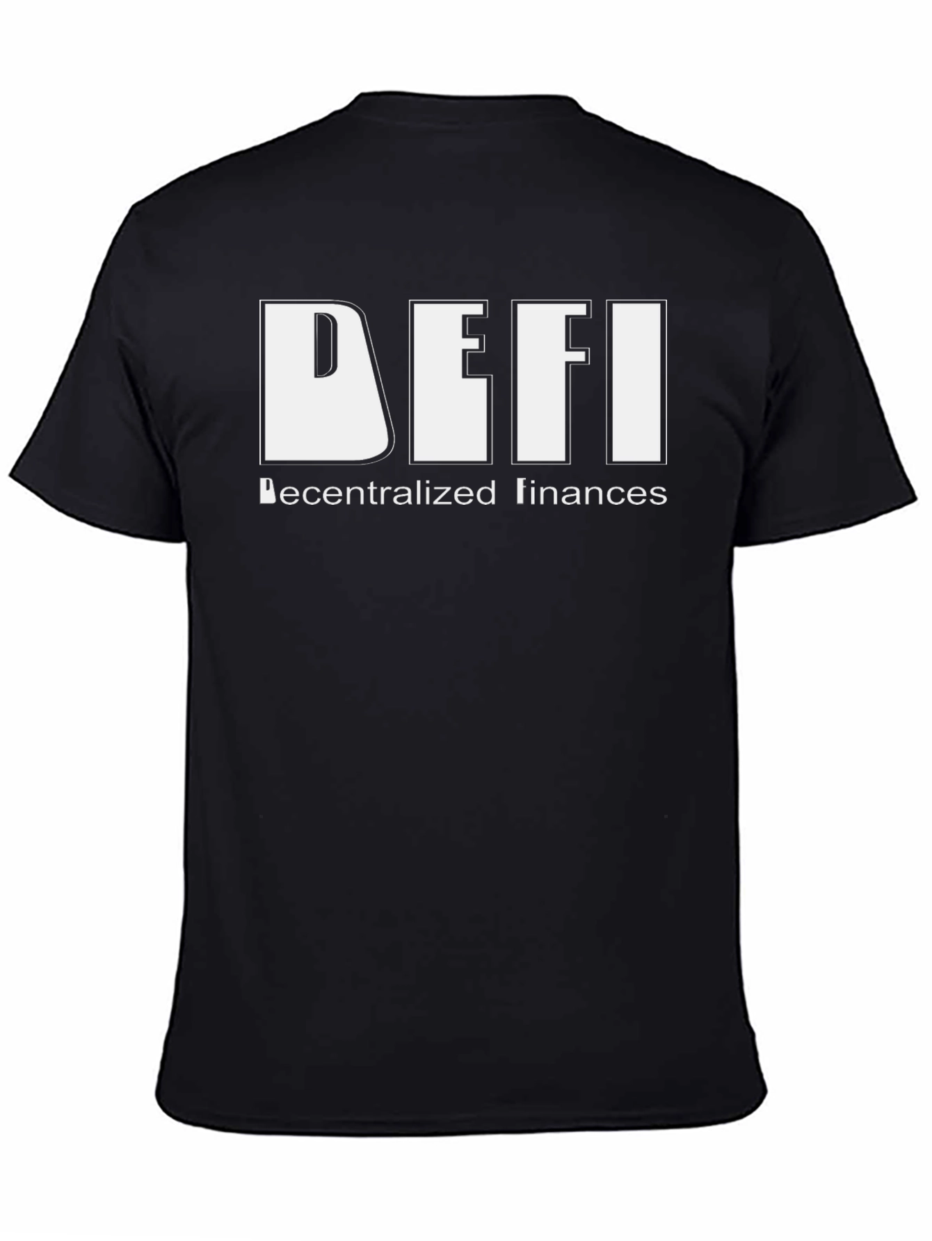 DeFi Decentralized Finances Black T-Shirt