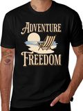 Adventure Freedom Graphic T-Shirt - Beach Vibes