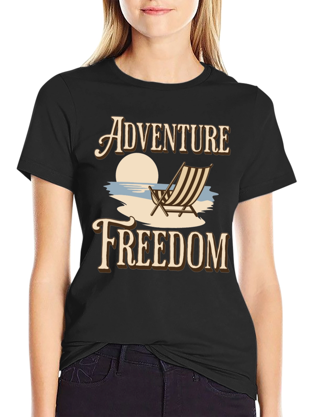 Adventure Freedom Graphic T-Shirt - Beach Vibes
