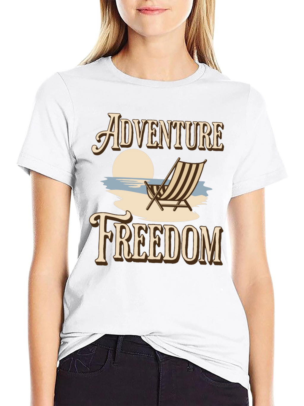 Adventure Freedom Graphic T-Shirt - Beach Vibes