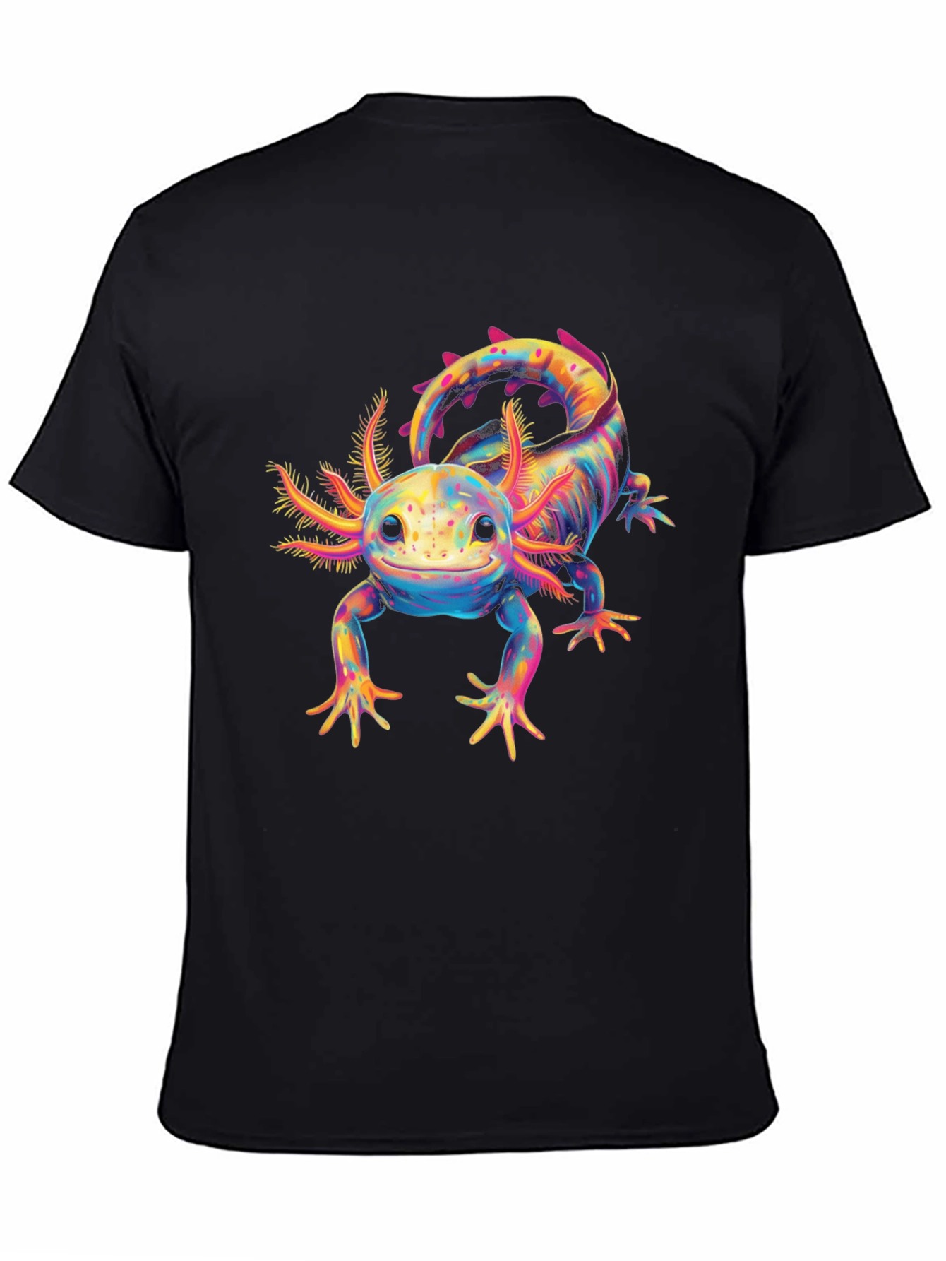 Axolotl Graphic T-Shirt - Colorful Salamander Tee