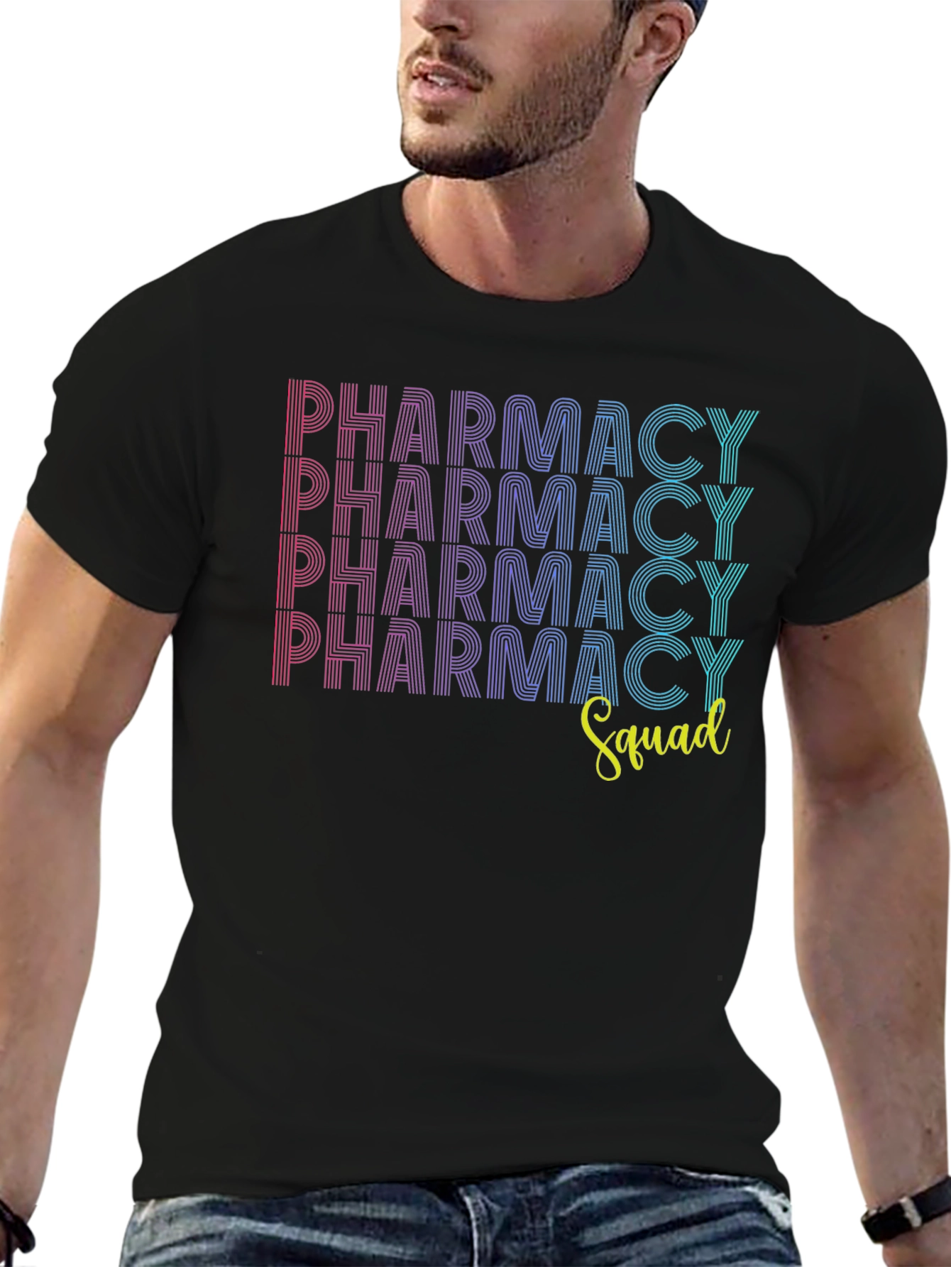 Pharmacy Squad Graphic Tee - Trendy & Comfortable