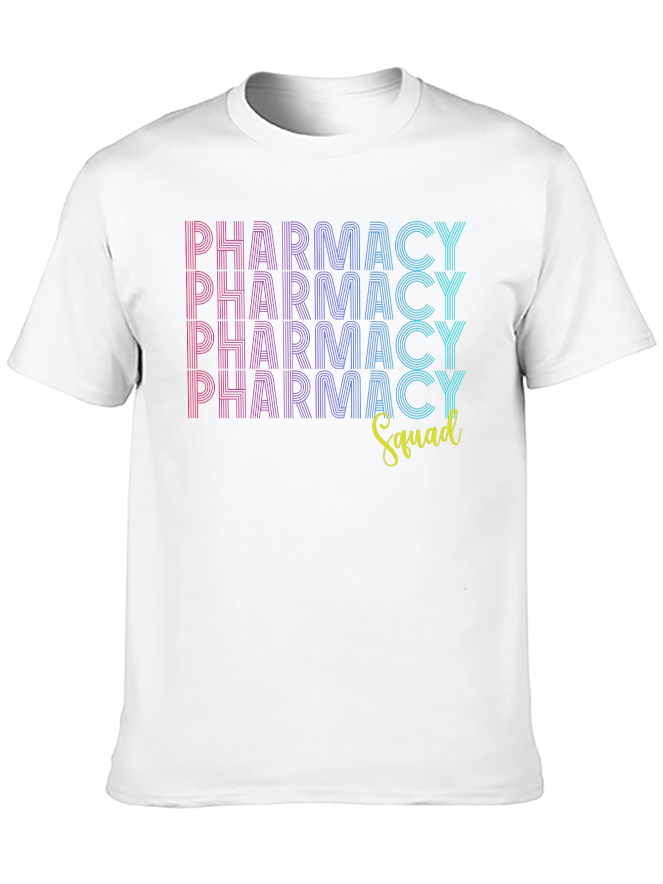 Pharmacy Squad Graphic Tee - Trendy & Comfortable