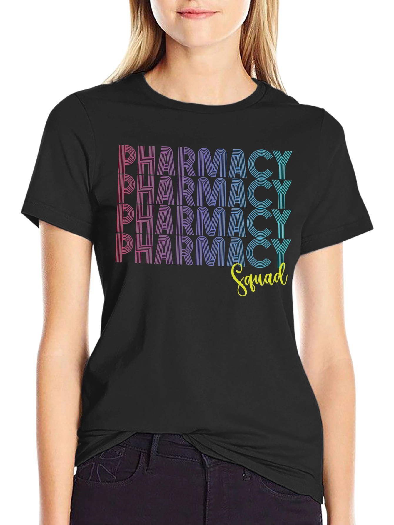 Pharmacy Squad Graphic Tee - Trendy & Comfortable