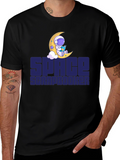 Space Scrapbooker T-Shirt - Astronaut Moon Design