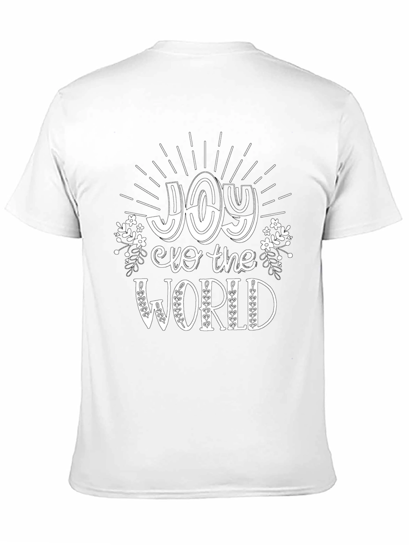Joy to the World Black Graphic Tee