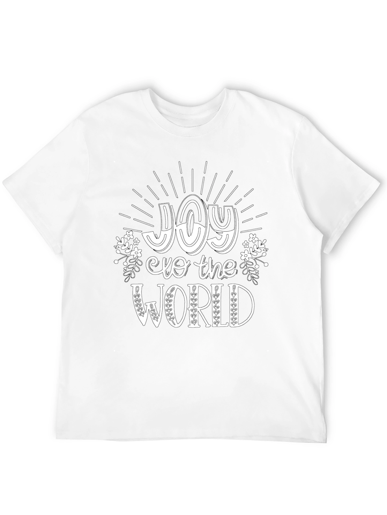 Joy to the World Black Graphic Tee