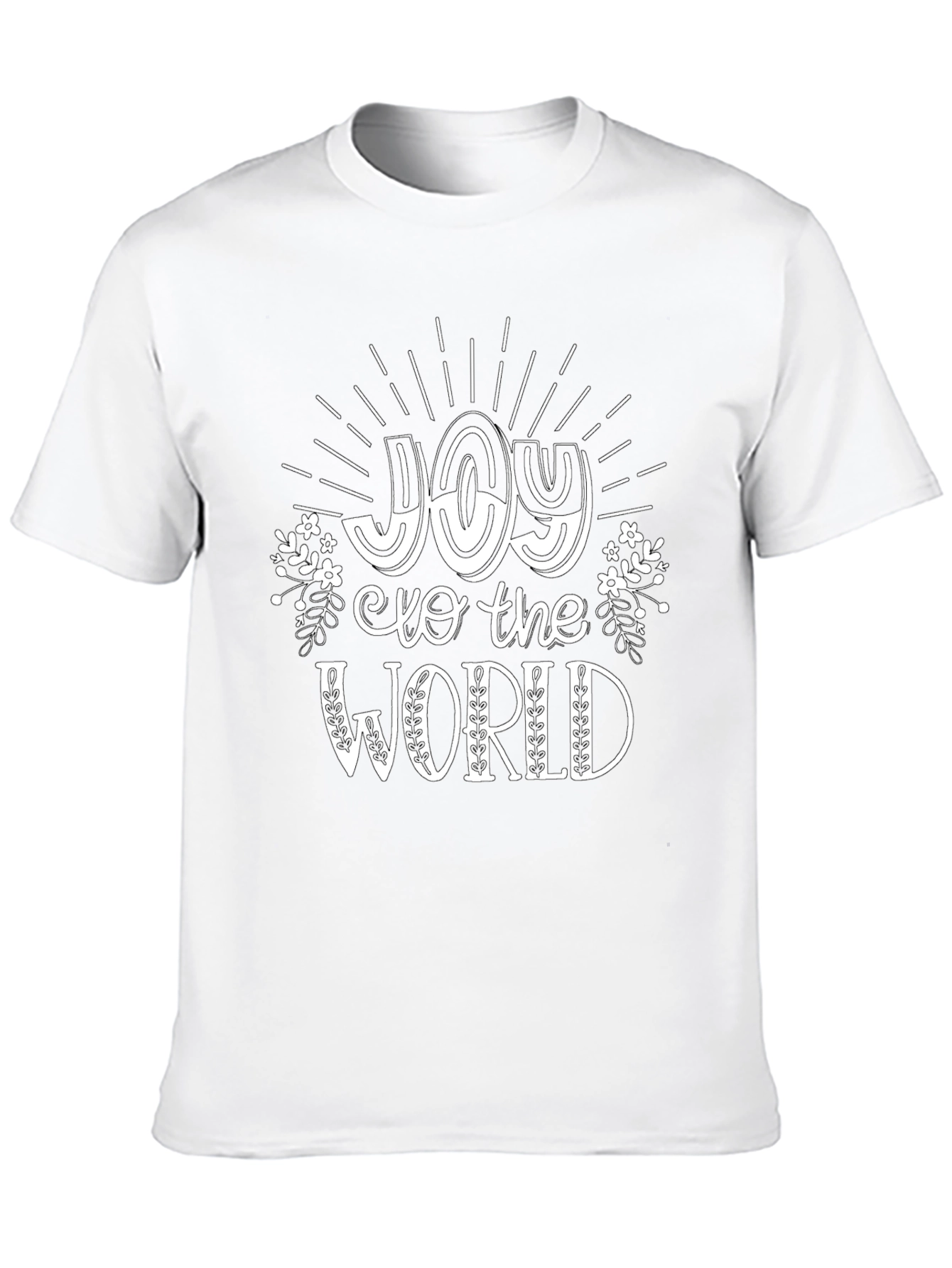 Joy to the World Black Graphic Tee