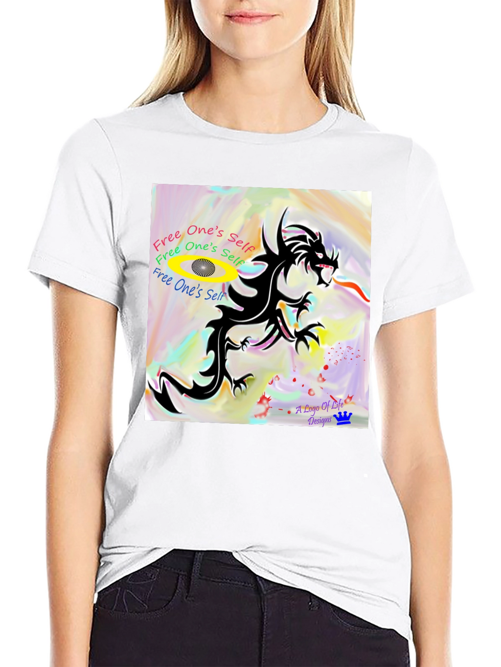 Dragon Graphic Tee - Free Your Spirit