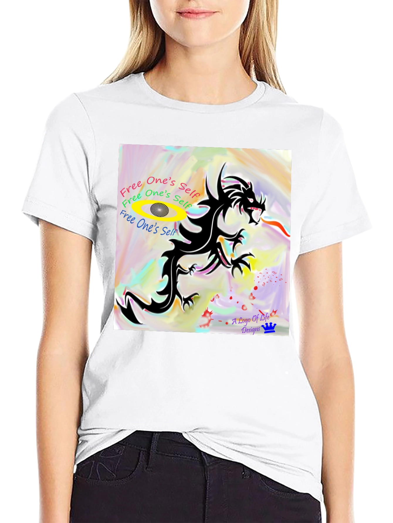 Dragon Graphic Tee - Free Your Spirit