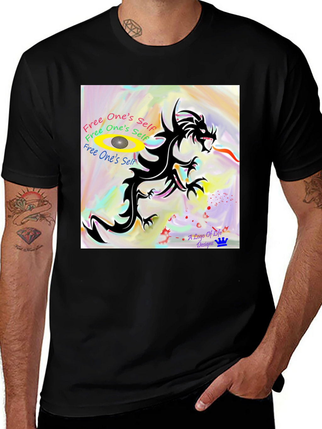 Dragon Graphic Tee - Free Your Spirit