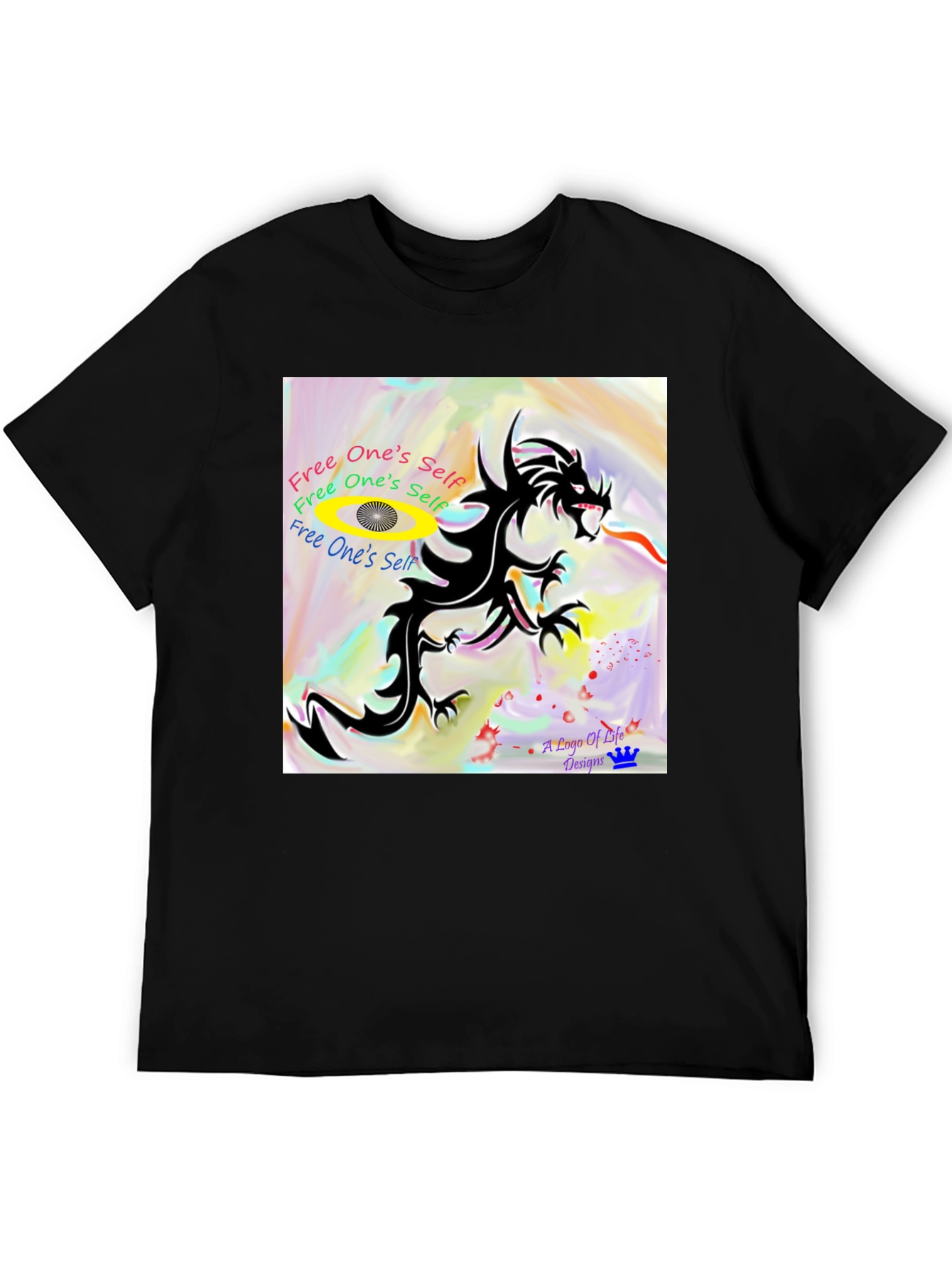 Dragon Graphic Tee - Free Your Spirit