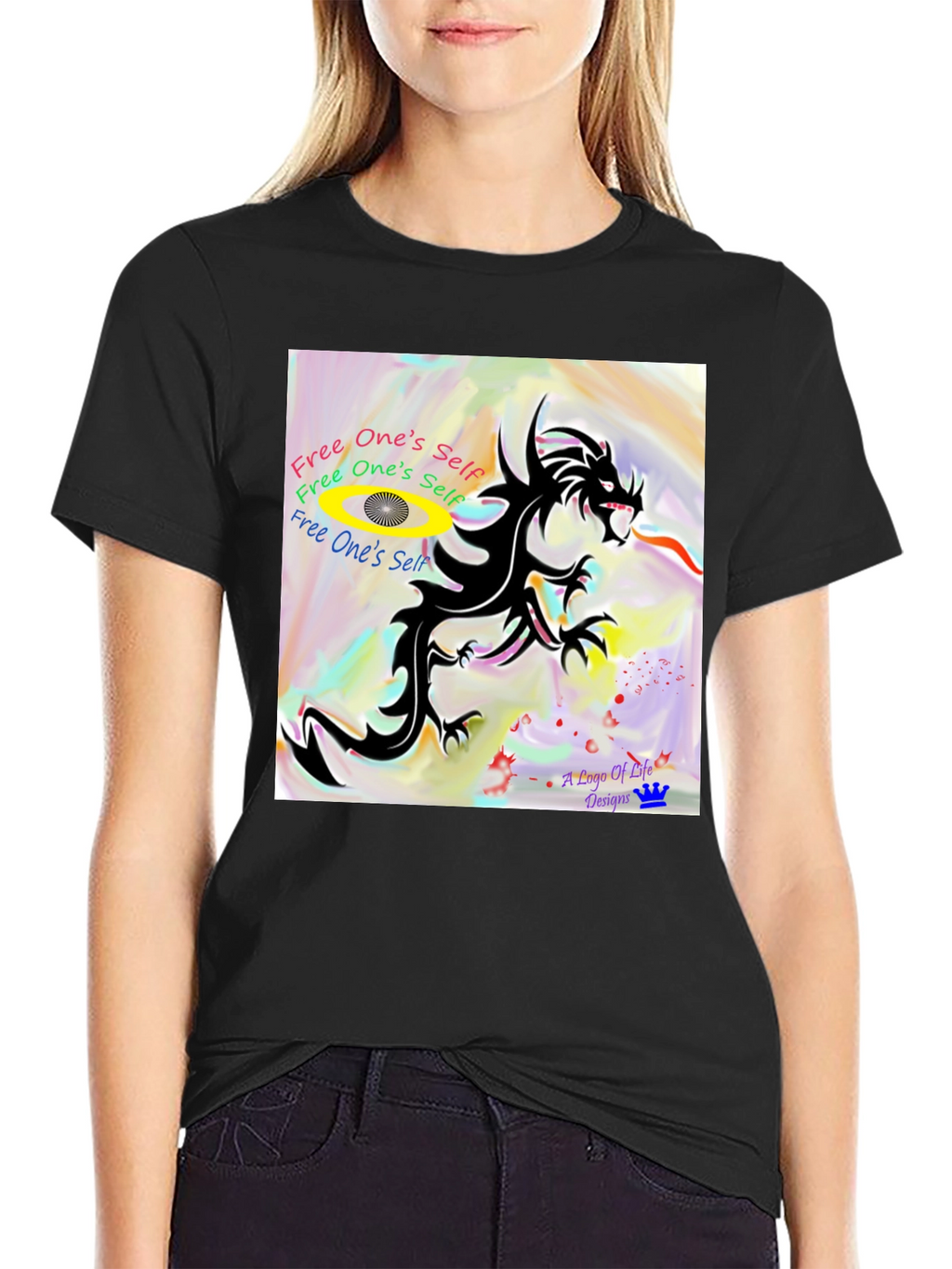 Dragon Graphic Tee - Free Your Spirit
