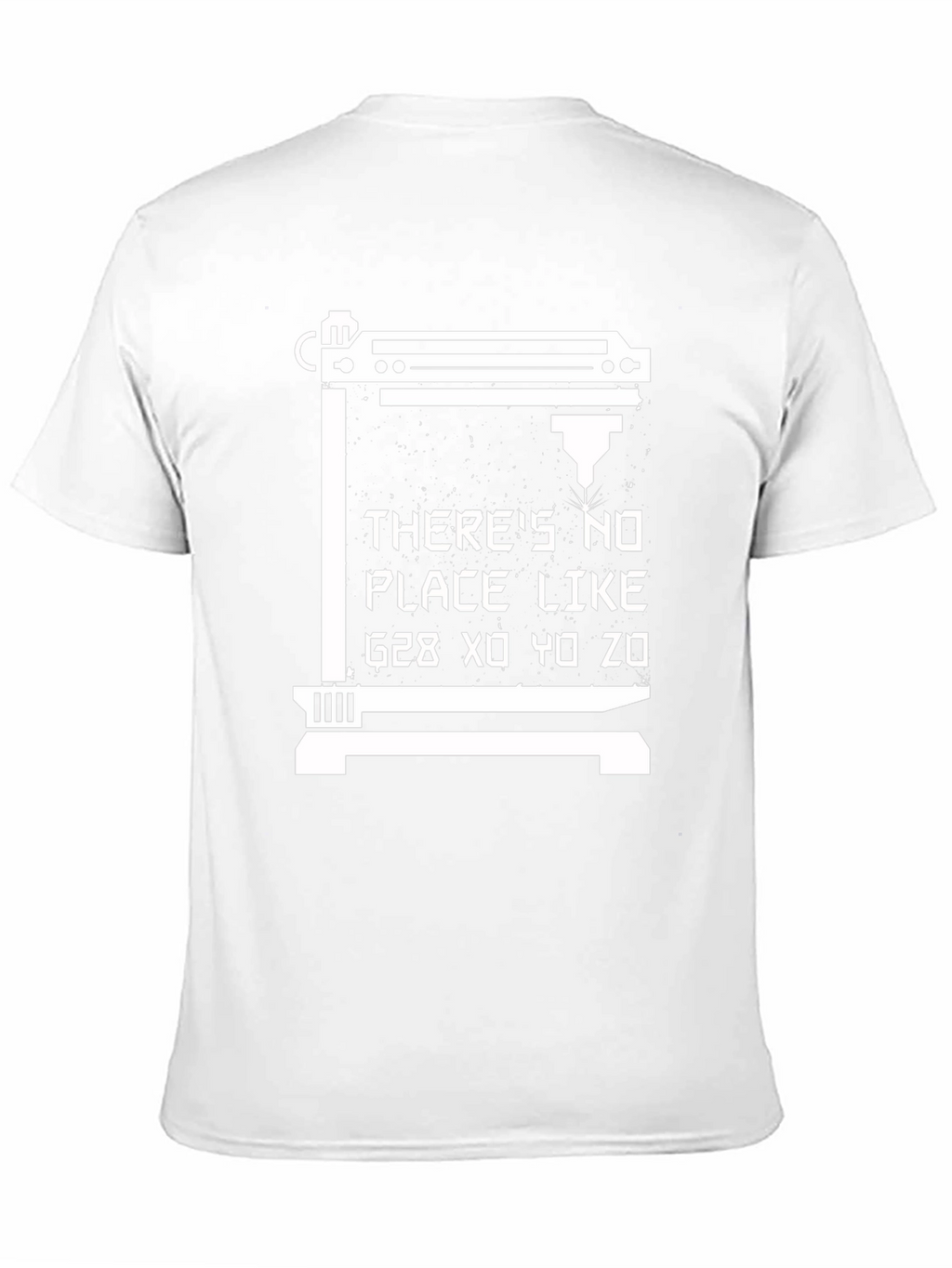 3D Printer Slogan Graphic Tee - Black
