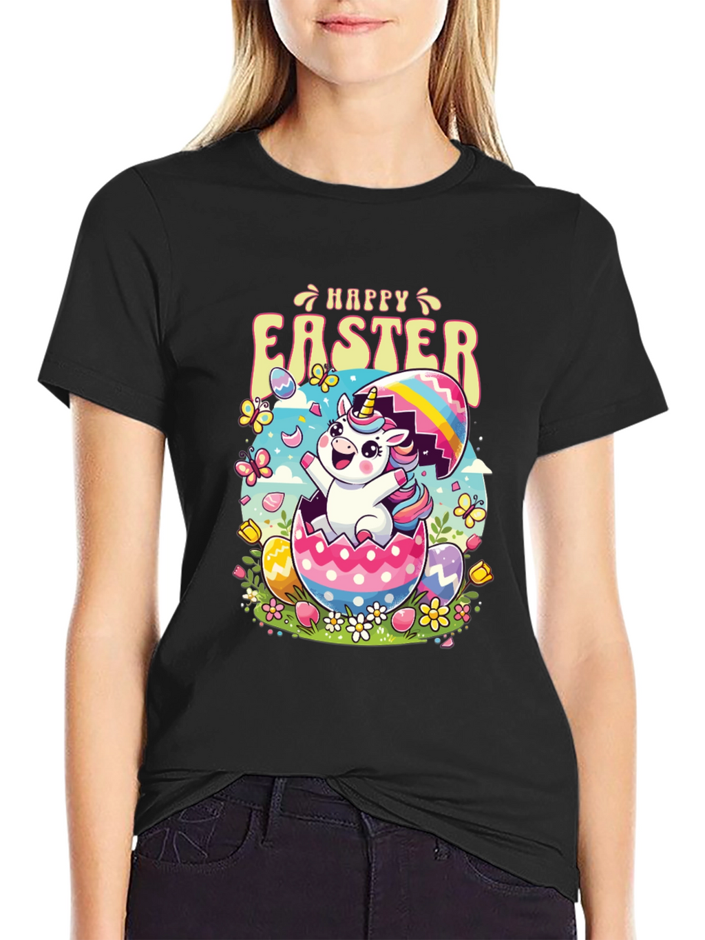 Happy Easter Unicorn T-Shirt