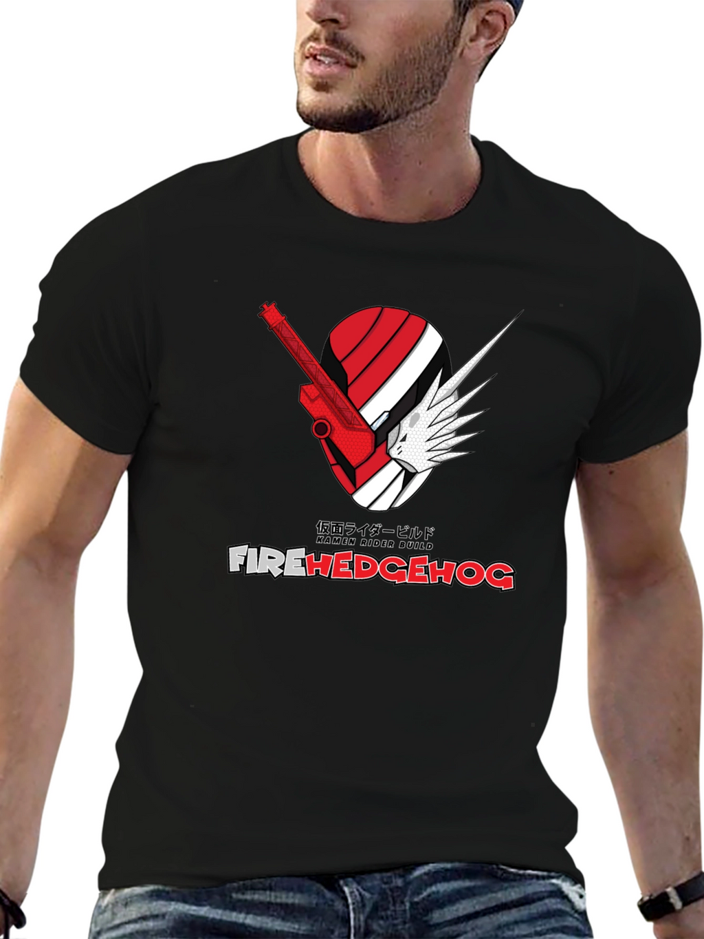 Fire Hedgehog Graphic T-Shirt