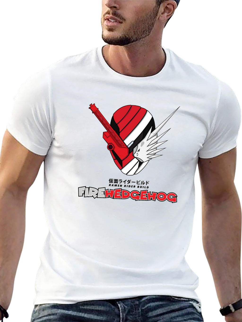 Fire Hedgehog Graphic T-Shirt