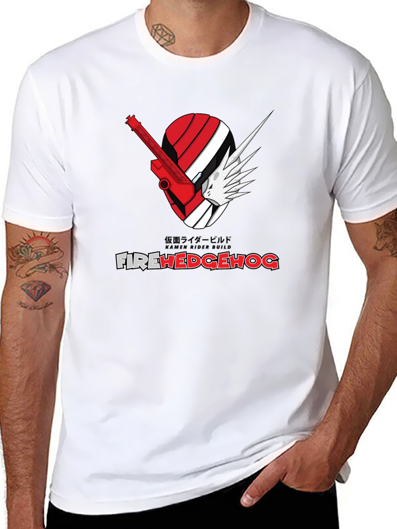 Fire Hedgehog Graphic T-Shirt