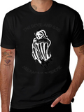 Devil and God T-Shirt - Graphic Print Tee