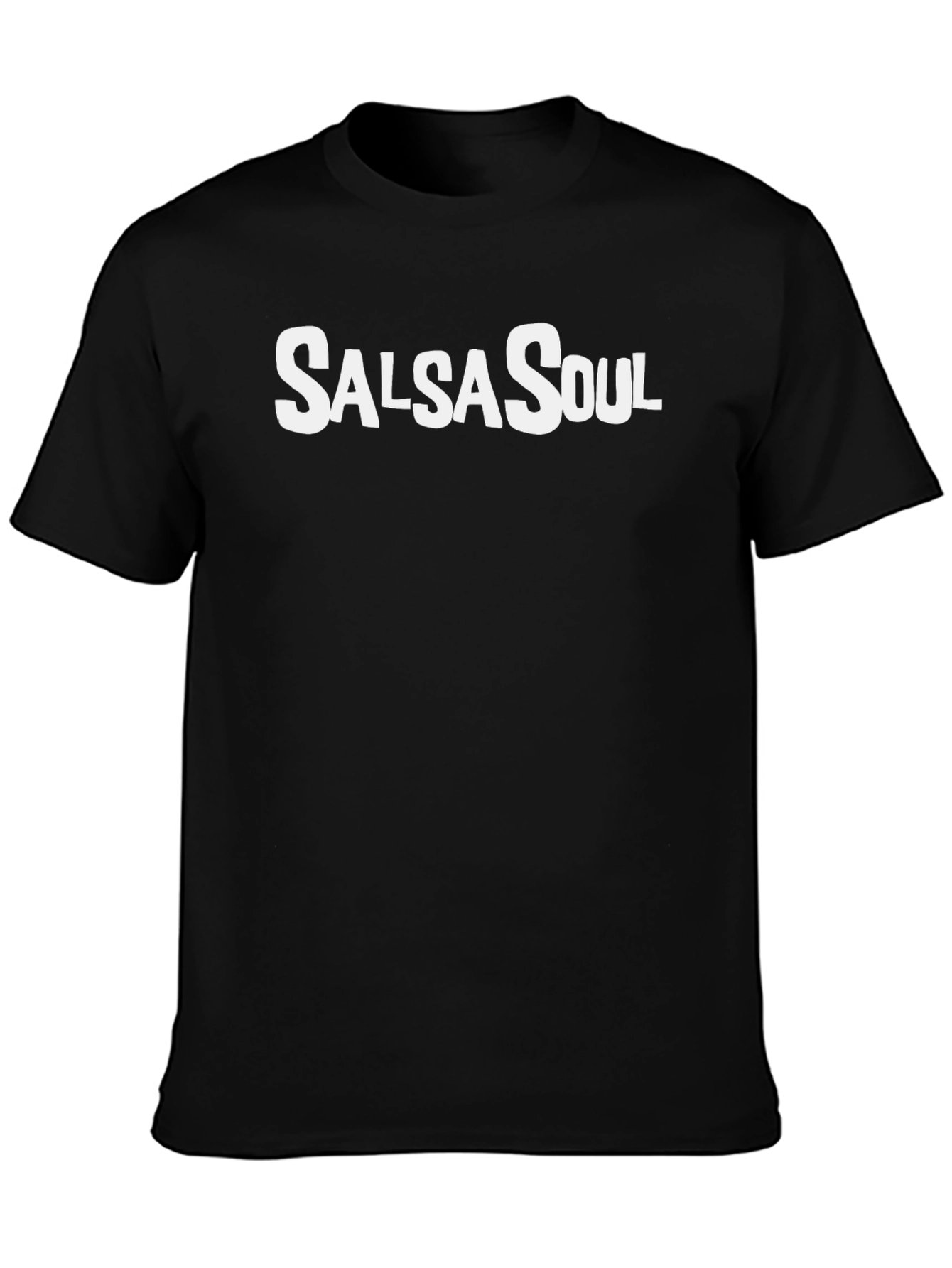 Salsa Soul Graphic Tee - Stylish Black Cotton T-Shirt