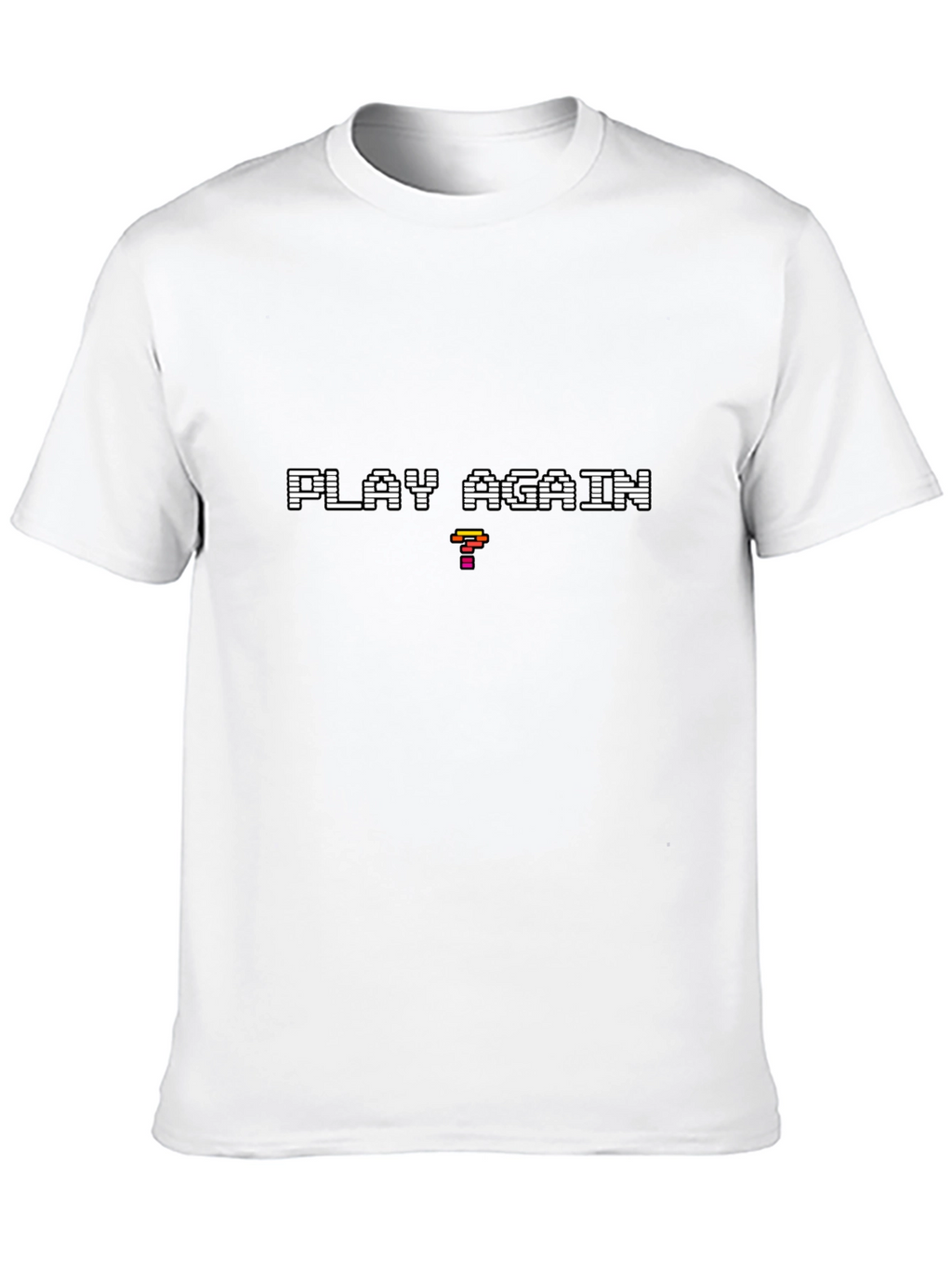 Pixel Play Again Graphic Tee - Gamer Style