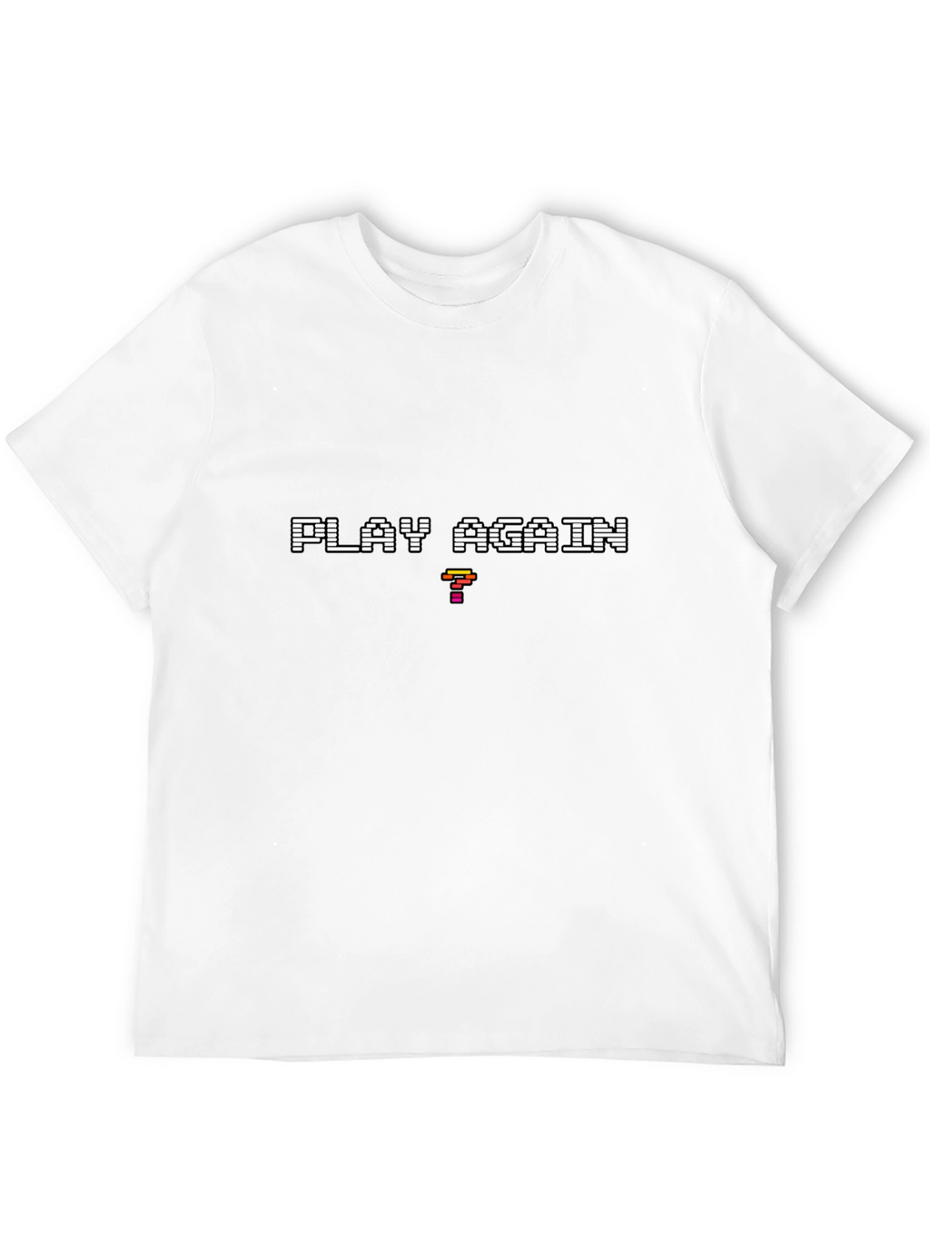 Pixel Play Again Graphic Tee - Gamer Style