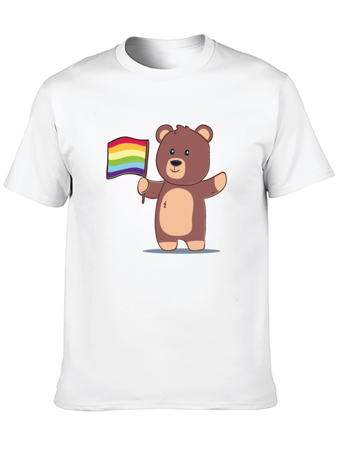 Pride Bear T-Shirt - Cute Cartoon Graphic Tee