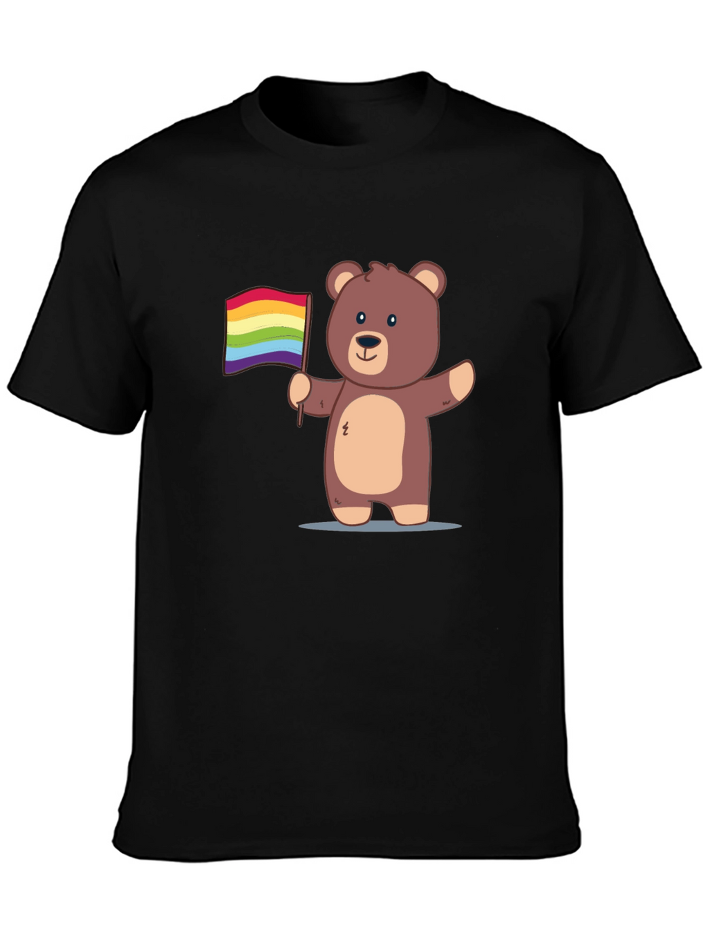 Pride Bear T-Shirt - Cute Cartoon Graphic Tee