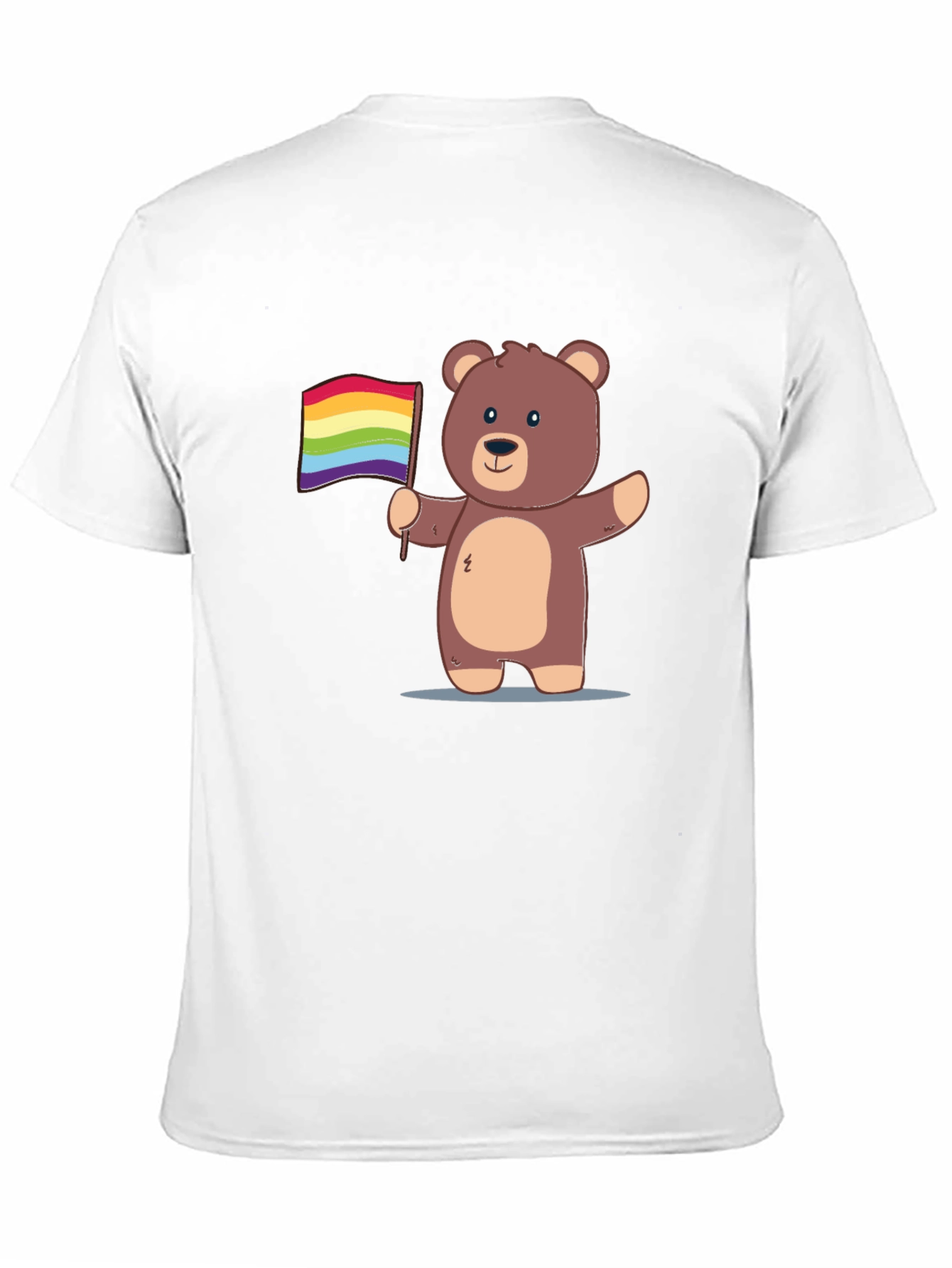 Pride Bear T-Shirt - Cute Cartoon Graphic Tee
