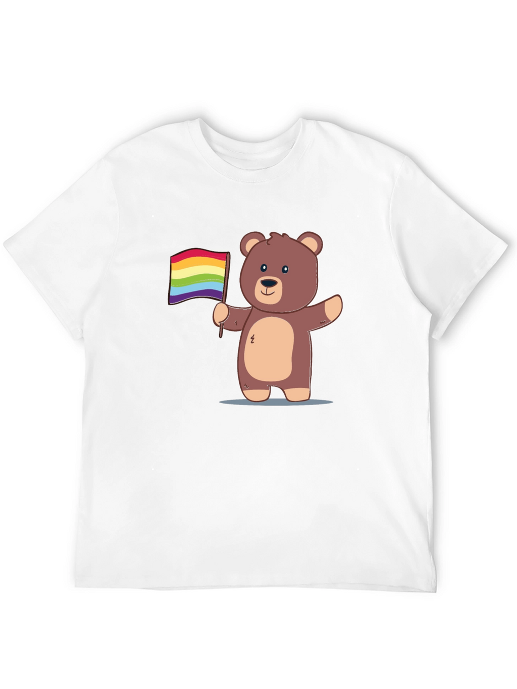 Pride Bear T-Shirt - Cute Cartoon Graphic Tee
