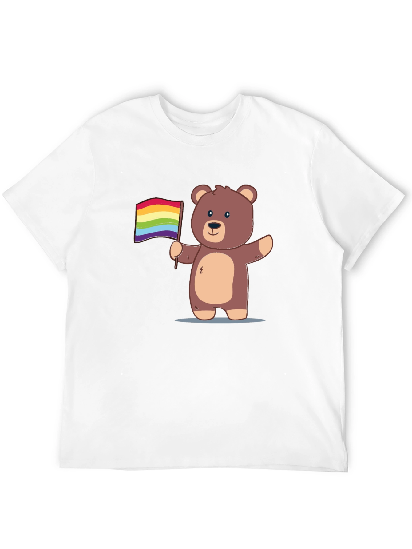 Pride Bear T-Shirt - Cute Cartoon Graphic Tee