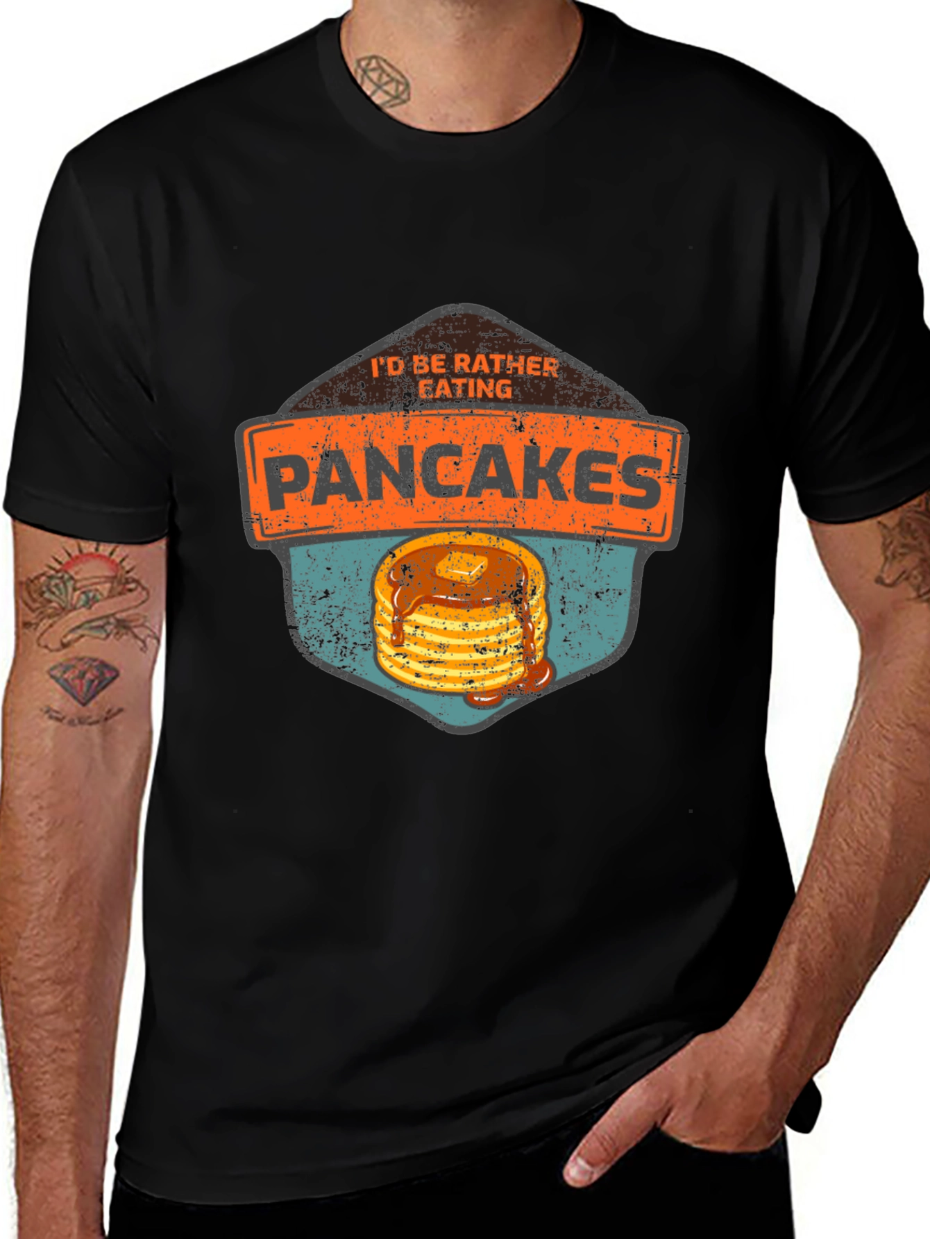 Pancakes Graphic T-Shirt - Foodie Tee