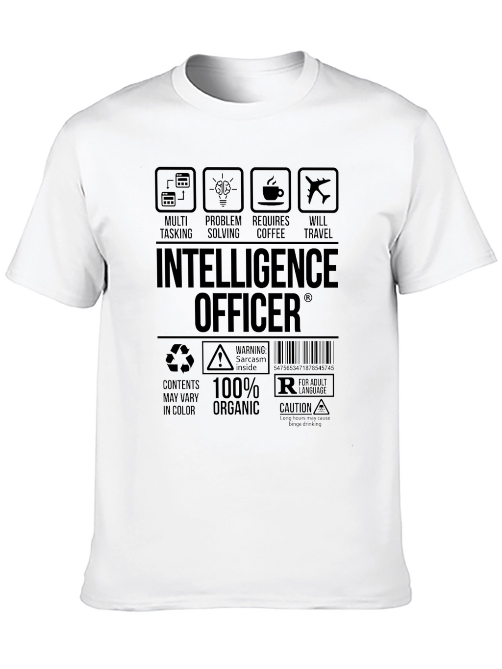 Intelligence Officer T-Shirt - Multi-Tasking Problem-Solving