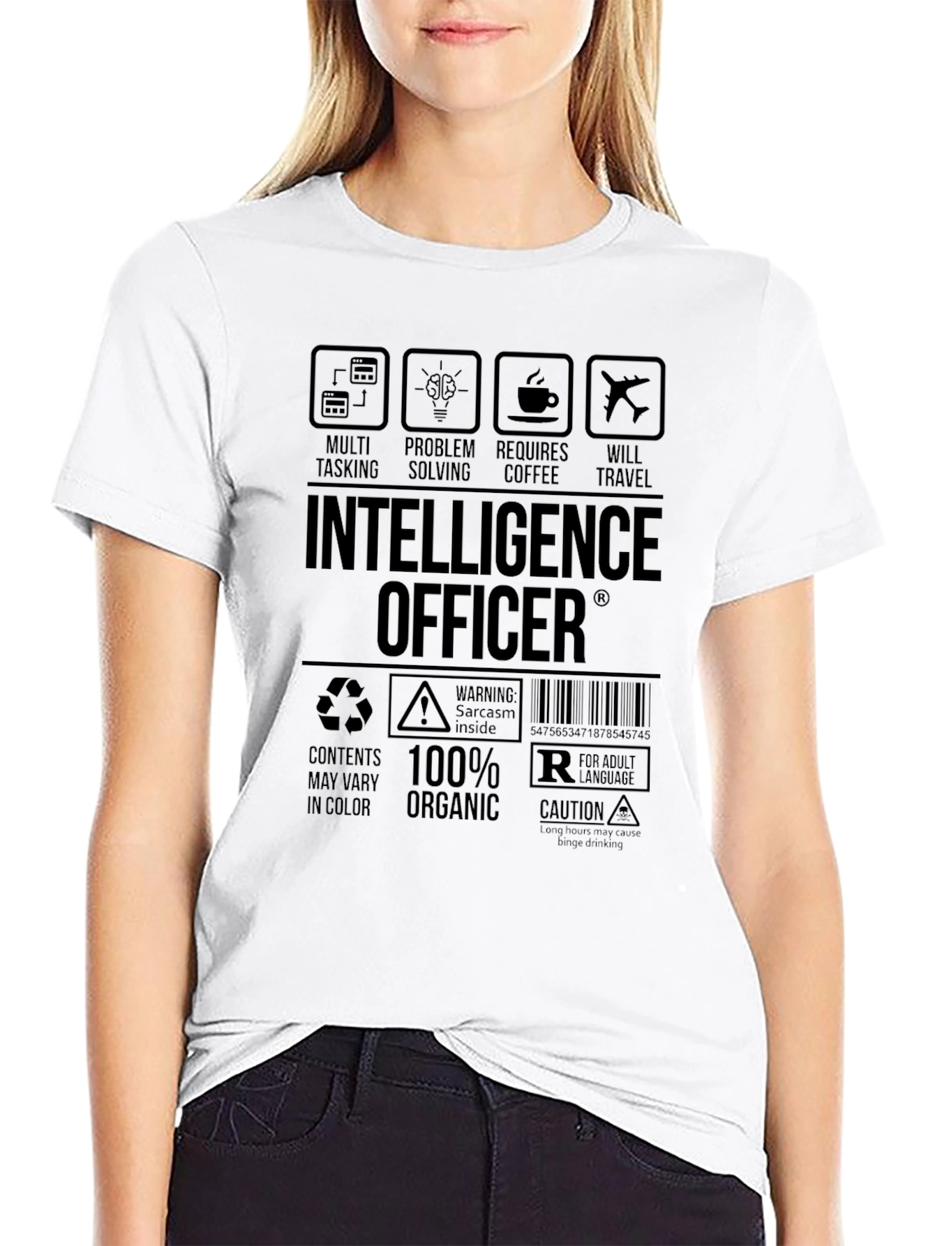 Intelligence Officer T-Shirt - Multi-Tasking Problem-Solving