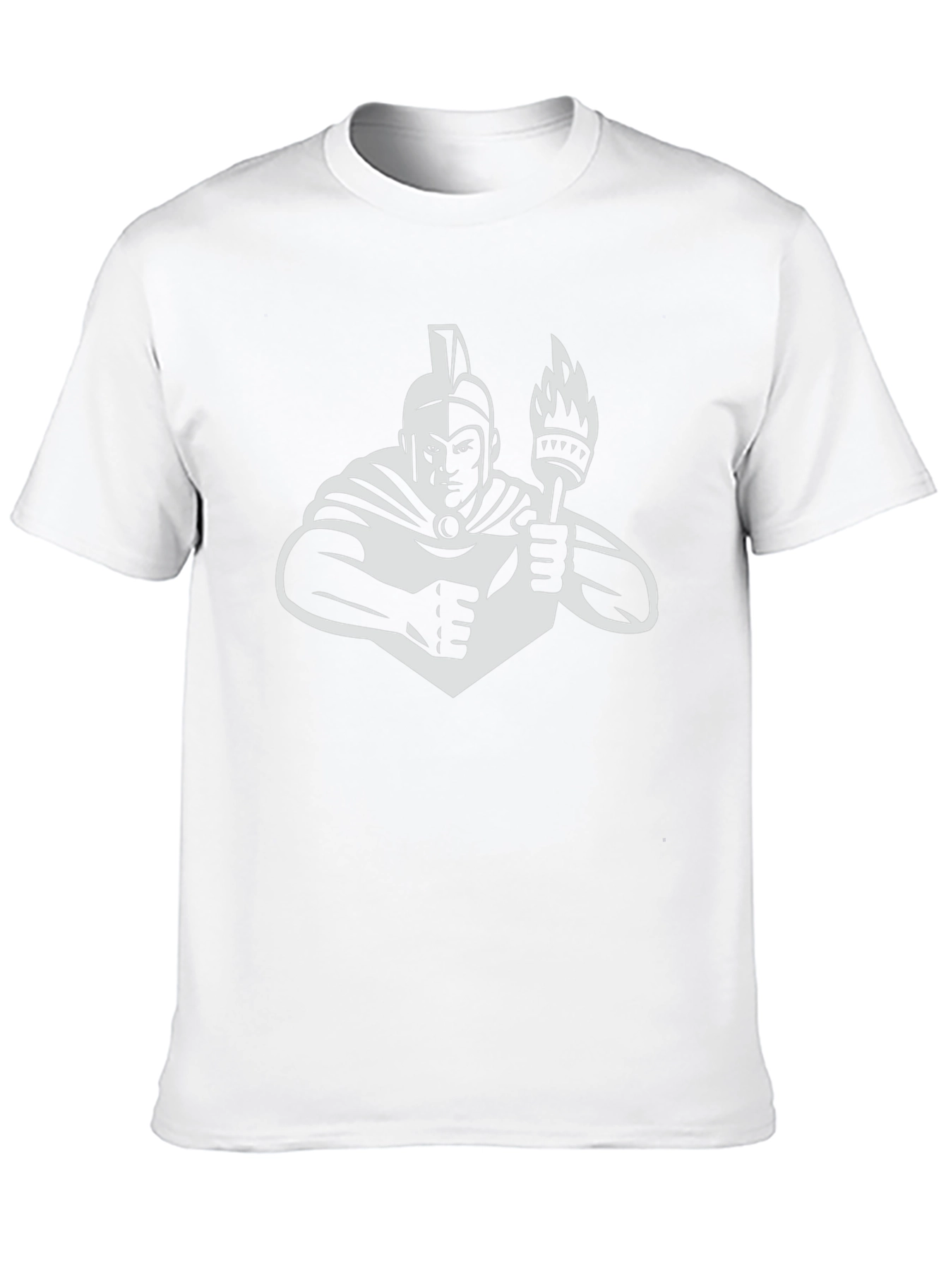 Spartan Torch T-Shirt - Black Graphic Tee