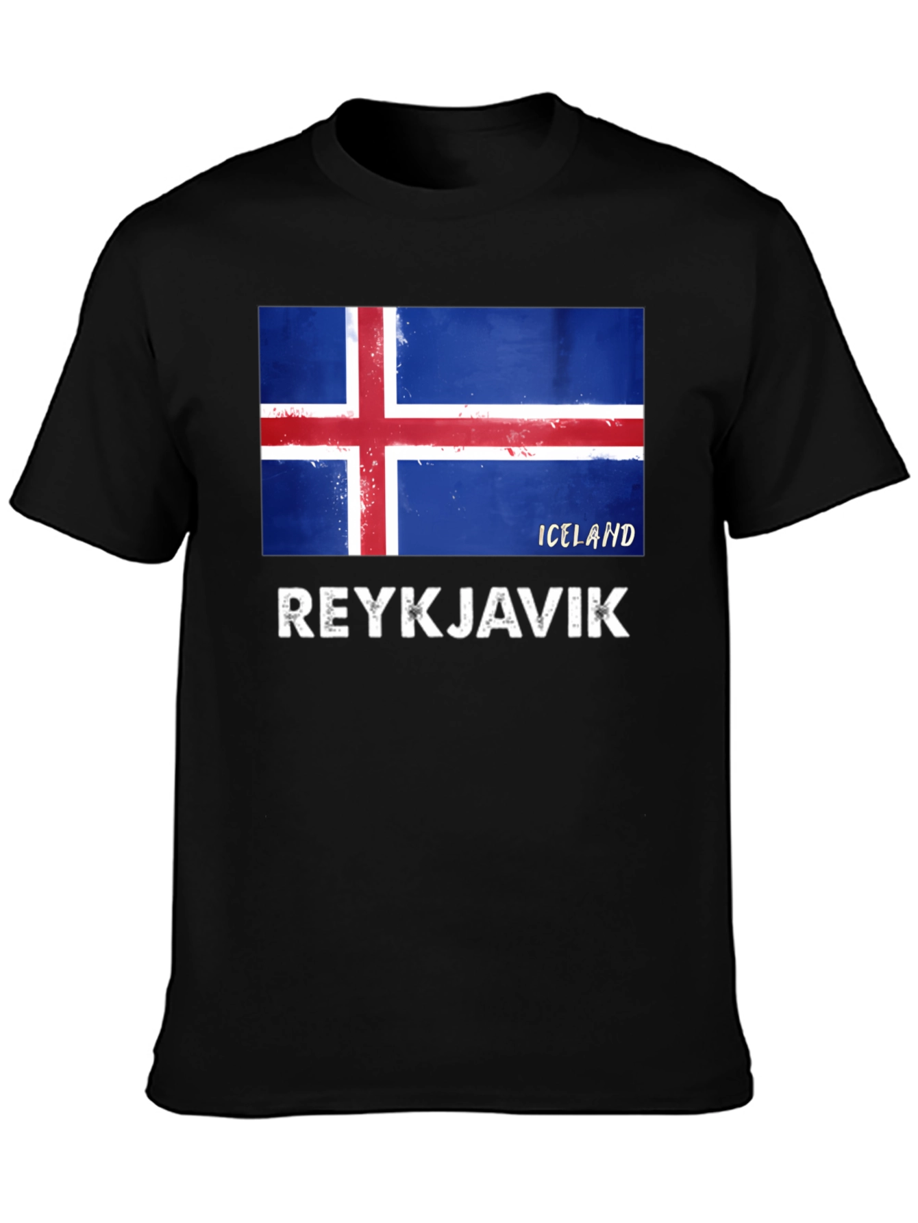 Iceland Flag Reykjavik Graphic T-Shirt