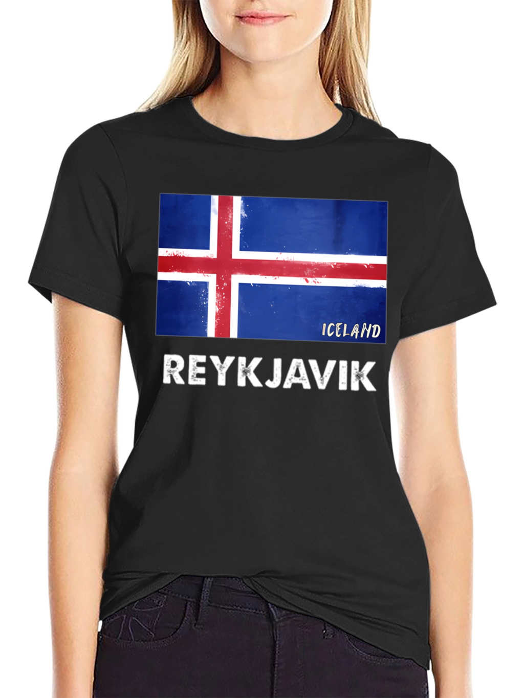 Iceland Flag Reykjavik Graphic T-Shirt