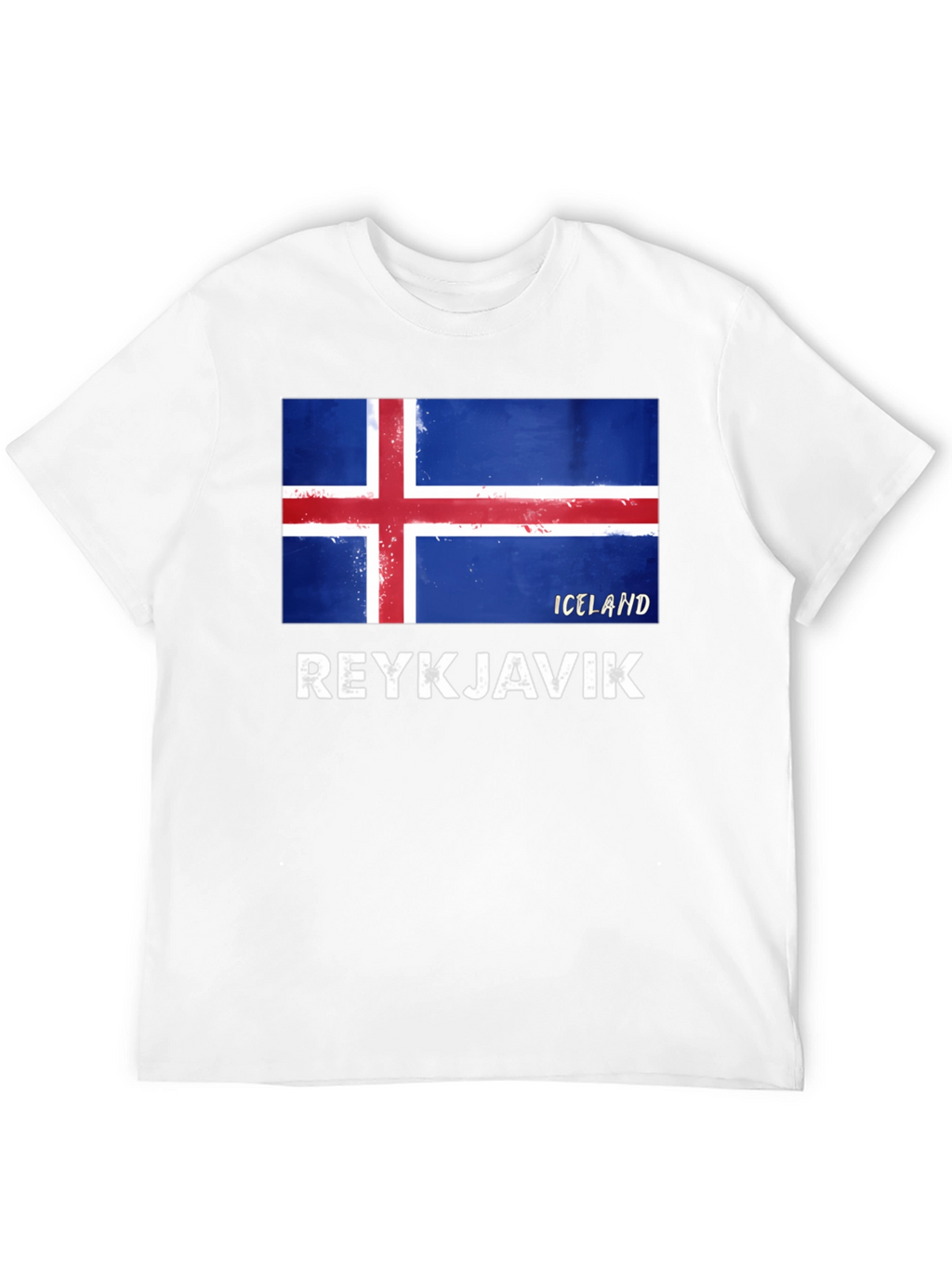 Iceland Flag Reykjavik Graphic T-Shirt